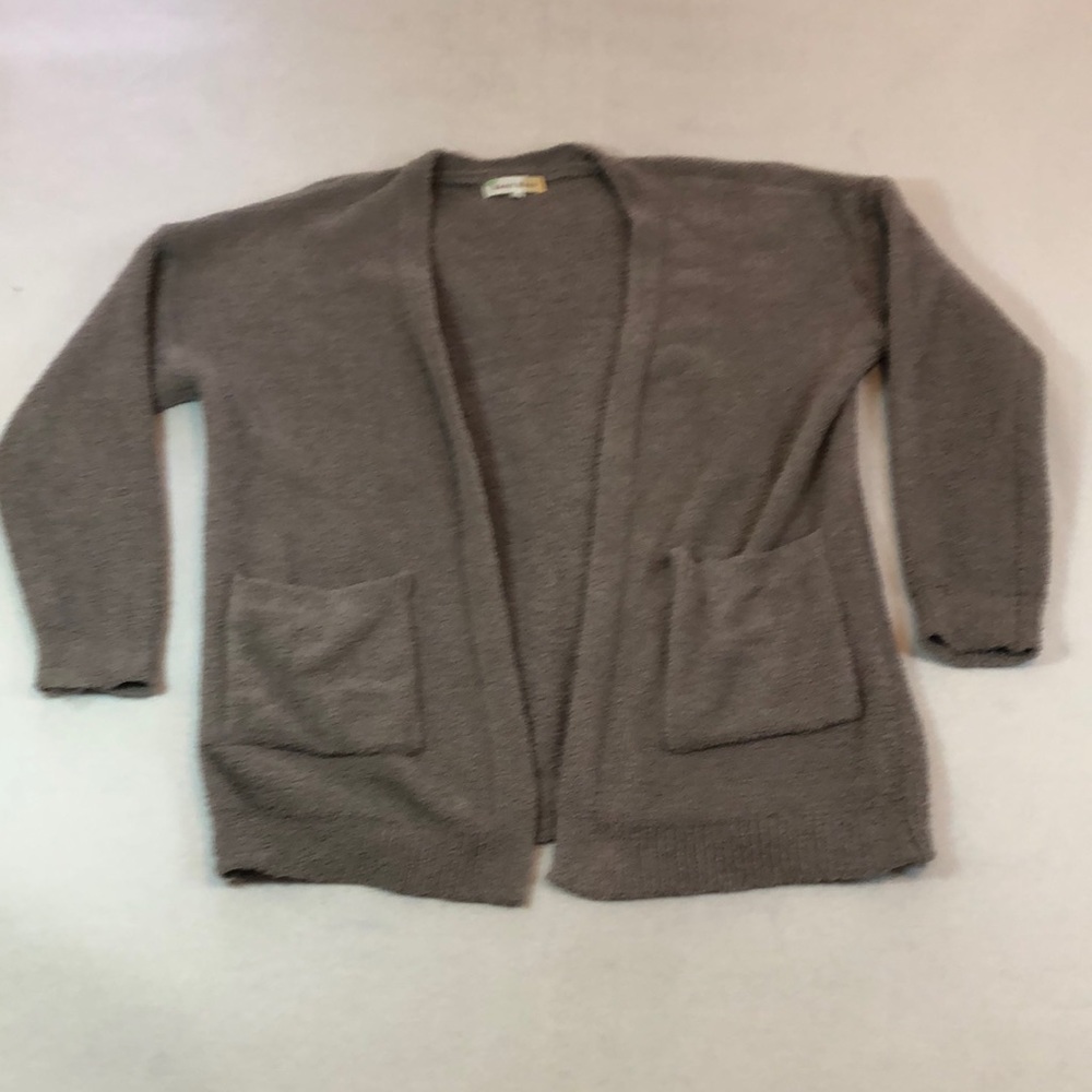 Hazel Moon Gray Cartigan XL 100% Polyester RN#159567